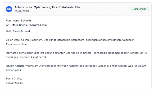 Qualifizierte Antworten statt Zeitverschwendung
